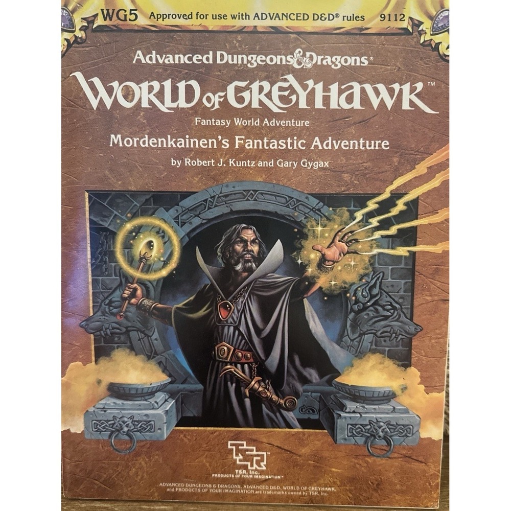 AD&D Mordenkainen's Fantastic Adventure - World of Greyhawk Adventure Module WG5